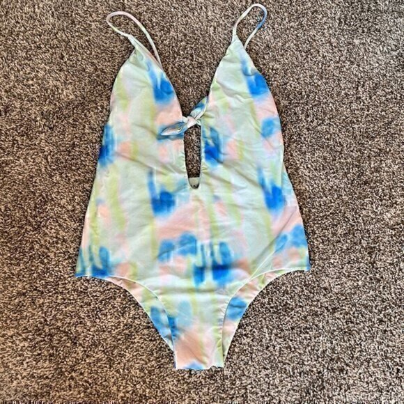 Alia Other - NWT Alia Blue Midnight in Paris swimsuit in Acid Tie Dye